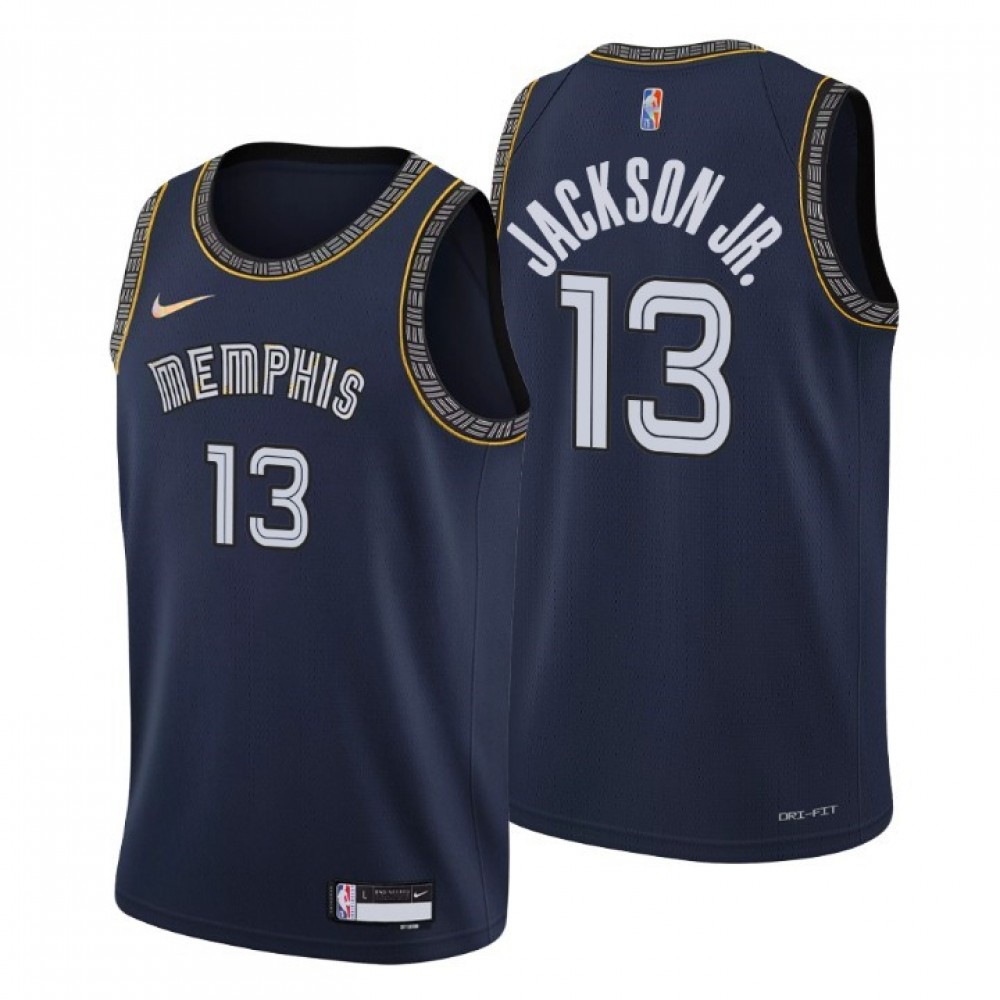 Men's Memphis Grizzlies Jaren Jackson #13 Black 2021/22 Swingman NBA Jersey - City Edition-Pro Kit Vault | Brand New 26/27 Sports Jerseys
